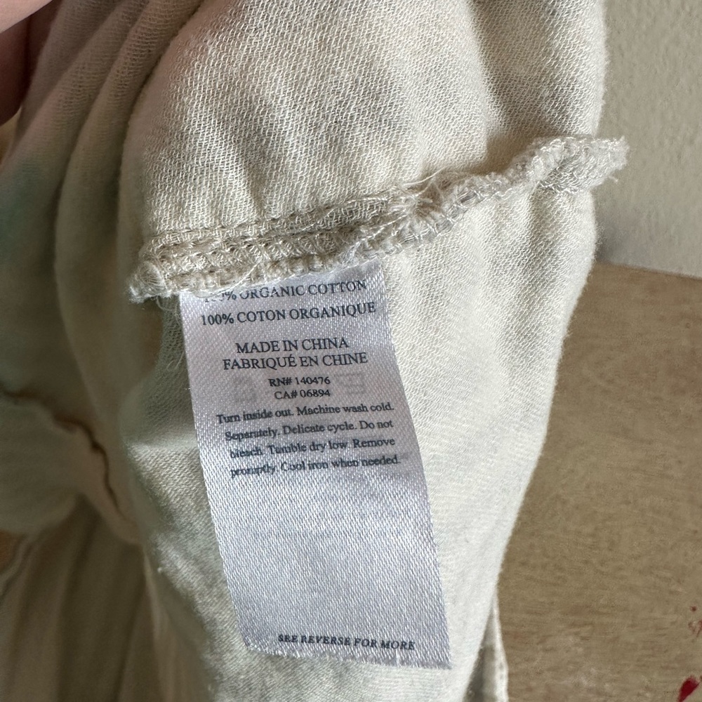 Faherty Cream and Tan Striped Linen Maxi Dress with Tie Straps - Picture 11 of 16